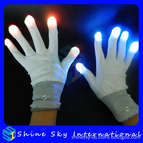 Bottom Price Cheapest Led Flashing Shining Gloves
